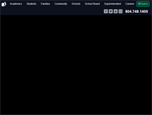 Tablet Screenshot of mychesterfieldschools.com